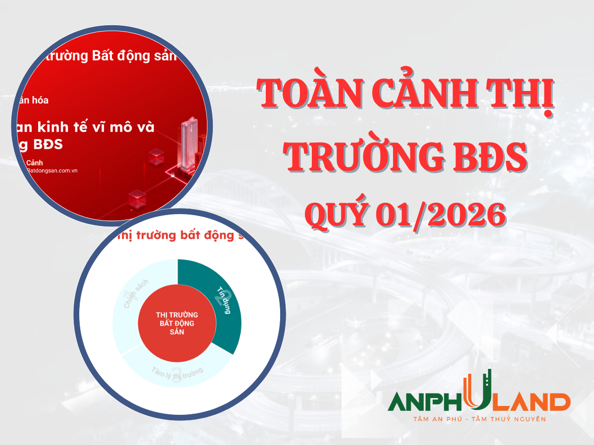Toàn cảnh thị trường Bất Động Sản Quý 1 năm 2026